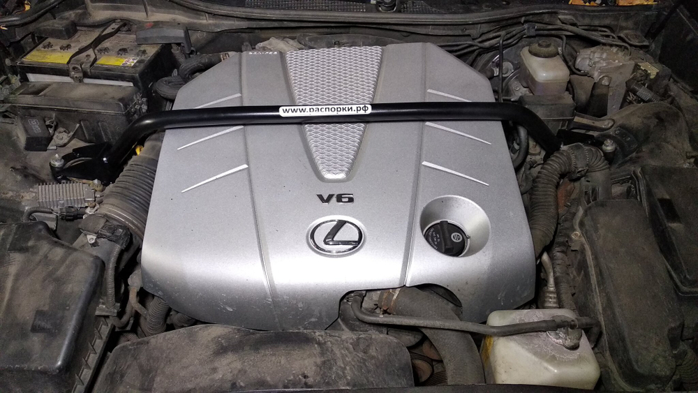 Распорка передних стоек (цельная) Lexus GS 3 (190 кузов) и Toyota Crown GRS182 (ПОД ЗАКАЗ)