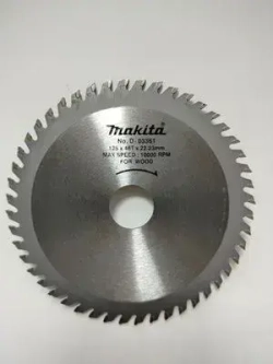 Диск пильный 125x22.23 мм, 48 зуб. MKTA по дереву