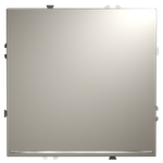 Выключатель встраиваемый VOLTUM S70 одноклавишный с подсветкой 10А, (кашемир)