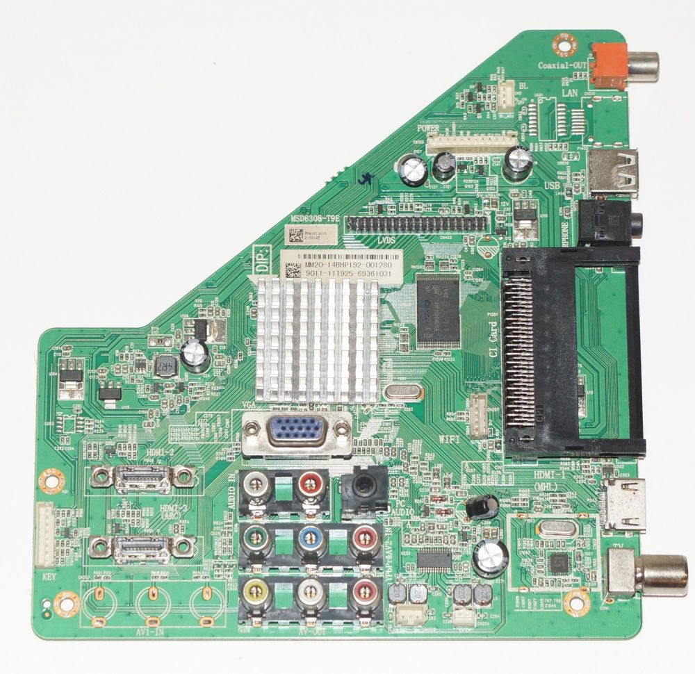 MSD6308-T9E 4704-6308T9-A1233G01 mainboard телевизора DEXP