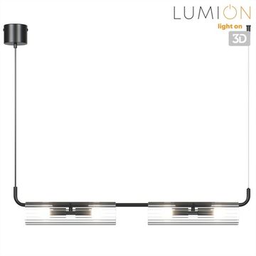 Подвес 4*G9 6561/4 черный/прозрачный Suspentioni Toronto Lumion