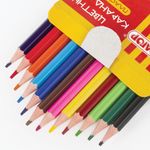 Карандаши цветные ПИФАГОР "БОЕВОЙ РОБОТ", 12 цветов, пластиковые, классические заточенные, 181341