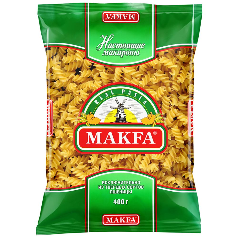 Макароны "Макфа" спираль 400г