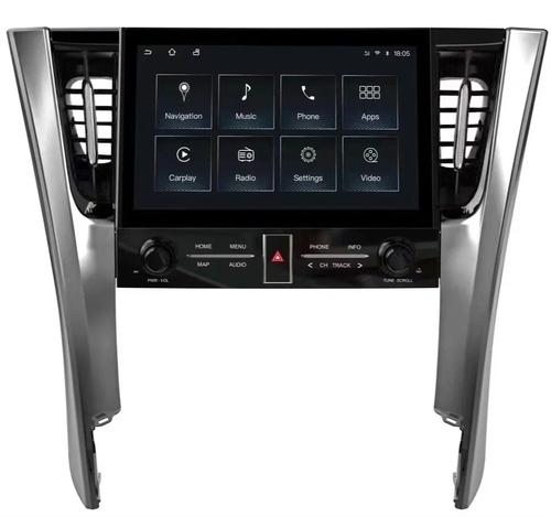 Магнитола для Toyota Alphard 3, Vellfire 2 H30 2015-2023 (менее 10 динамиков) - Kuberg KP-T1101L на Android 10, Быстрая, 4G SIM-слот, CarPlay