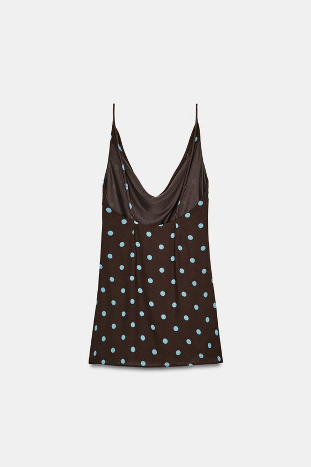 МИНИ-ПЛАТЬЕ С УЗОРОМ В ТОЧКИ - ZARA