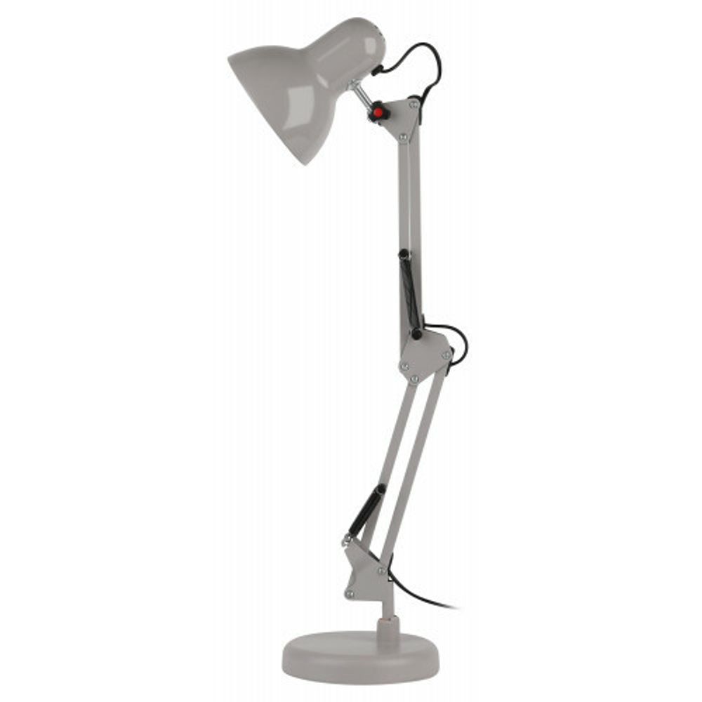Настольный светильник ЭРА N-214-E27-40W-GY серый