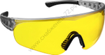 STAYER PRO-X жёлтые, широкая монолинза, открытого типа, защитные очки (2-110435)