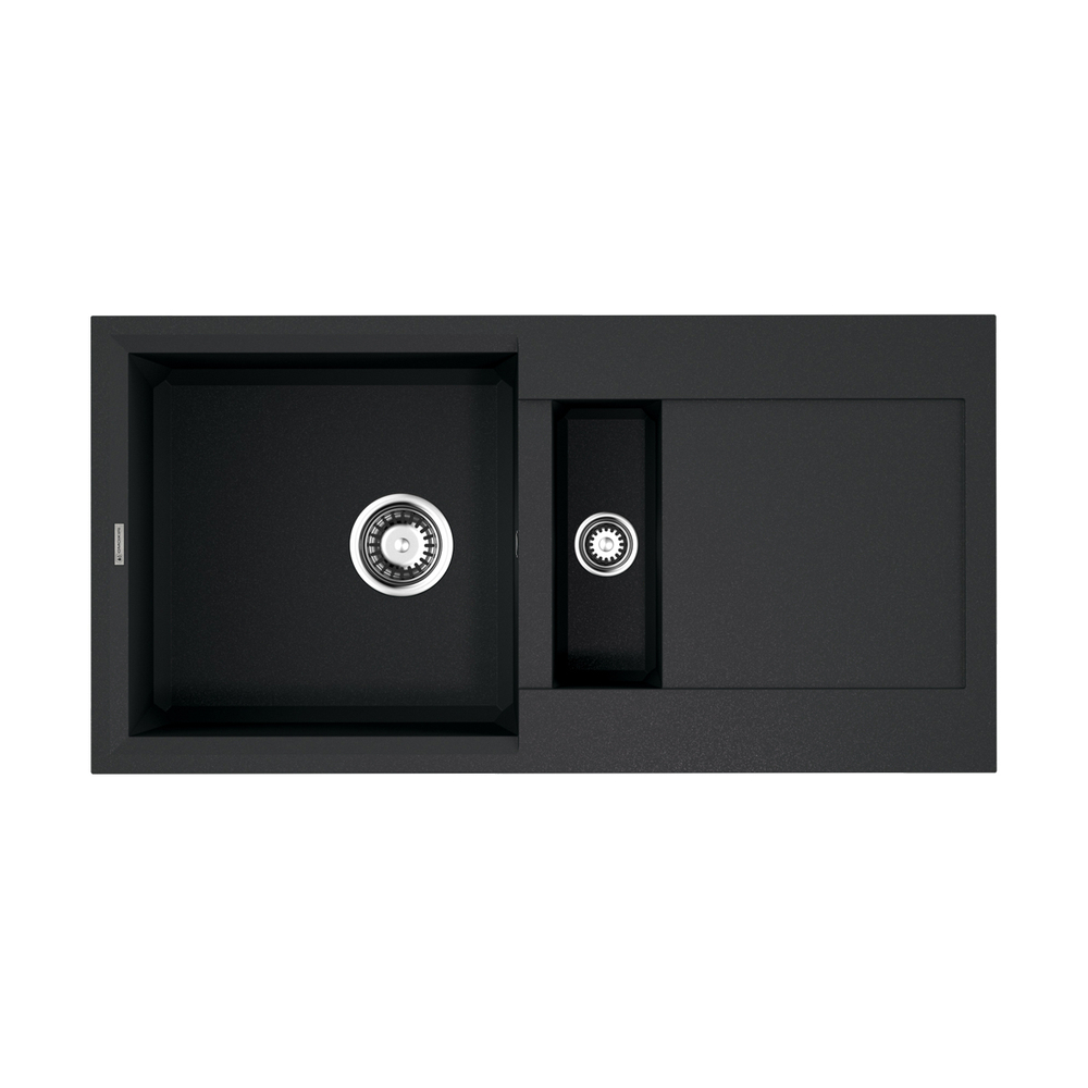 Мойка Omoikiri Sakaime 86-2-BL Tetogranit | Черный