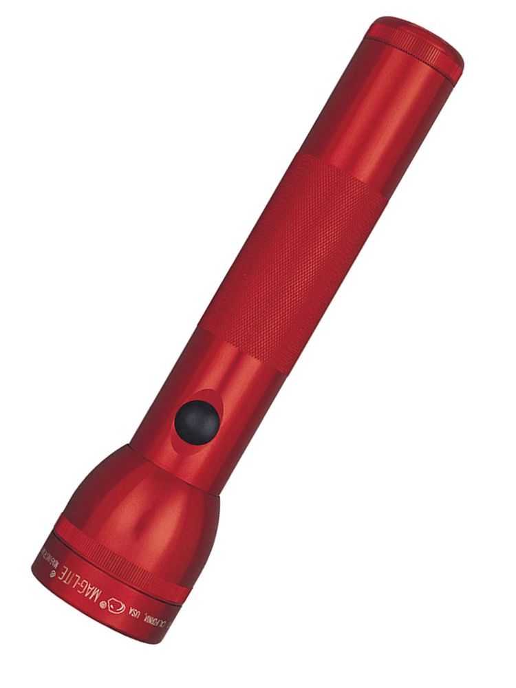 Ручной фонарь Maglite 2D 035 красный в коробке (25 см)