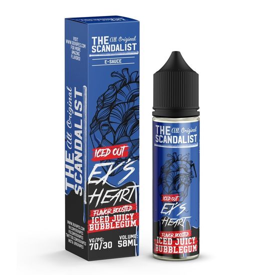 Жидкость (М) The Scandalist (58 мл, 0 мг) Ex's Heart Iced Out
