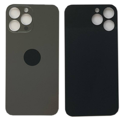 Задняя крышка для Apple iPhone 13 Pro Max Серый (стекло, широкий вырез под камеру) - Премиум