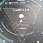 Алмазный диск по железобетону 350*25.4*20 мм Laser Welded
