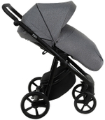 Детская коляска Roan Esso 3 в 1 с автокреслом Pituso Baesa Pro Black ESS114/1 Grey/Black
