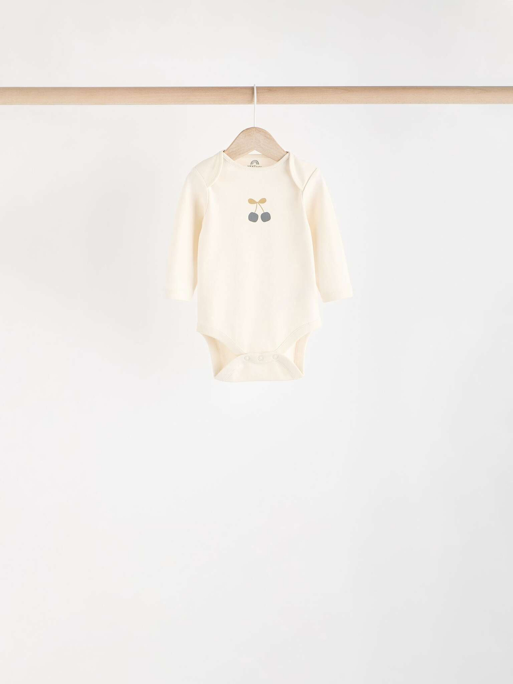 Боди с длинным рукавом для малышей Next N95-294, 5 шт., Бежевый, Серый