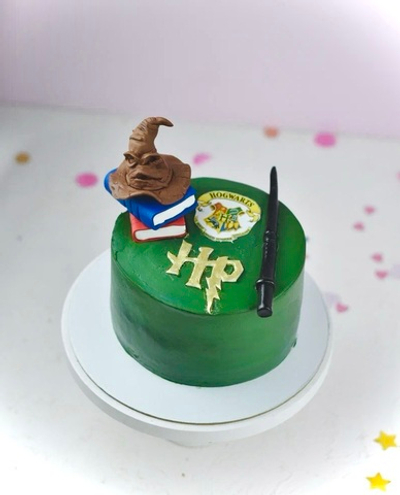 Торт для фанатов Гарри Поттера с фотопечатью🪄