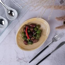 Салатник 365 мл 19*14,5 см h5 см Light Pearl Ammonite Shell Frutti di Mare P.L. [1]