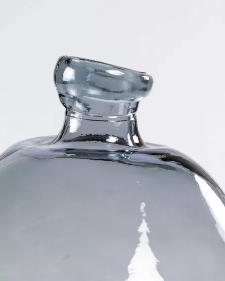 Ваза Brenna 33 см темно-синее стекло