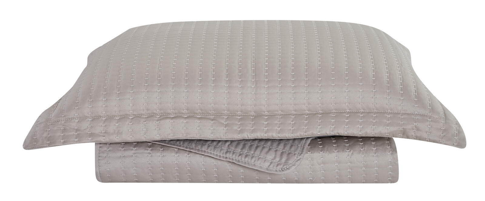 Покрывало 230x250 и 2 наволочки 50х70 Sofi De MarkO Микаэлла бежевое