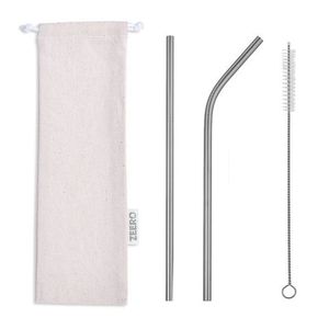 Набор металлических трубочек ZEERO в чехле