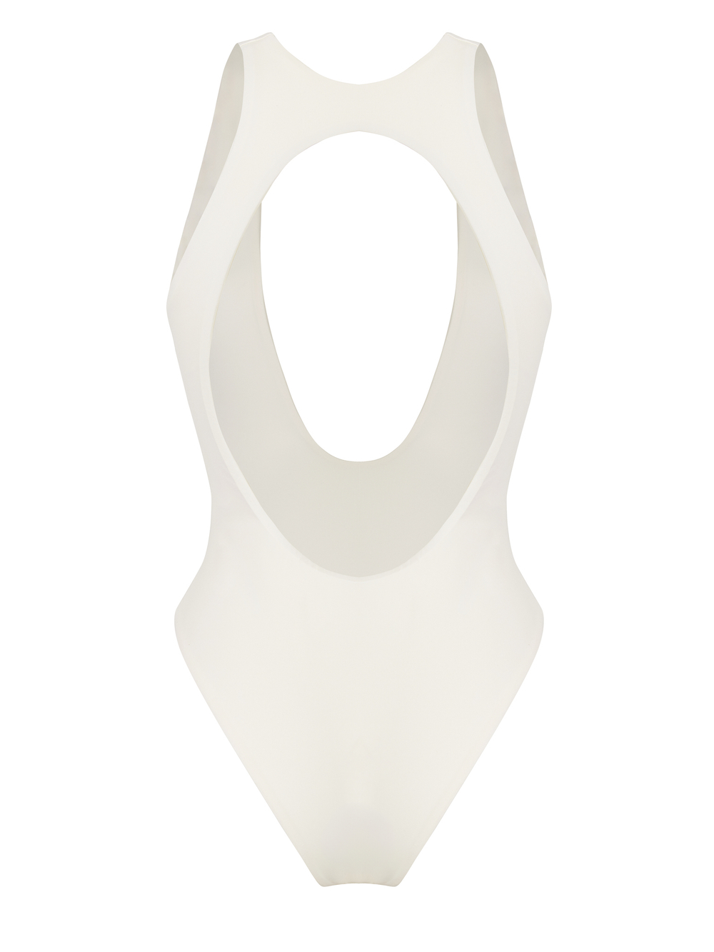 Боди open back milk