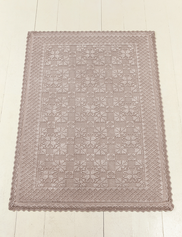 Коврик для ванной 70х100 Luxberry Vintage 2 розовый