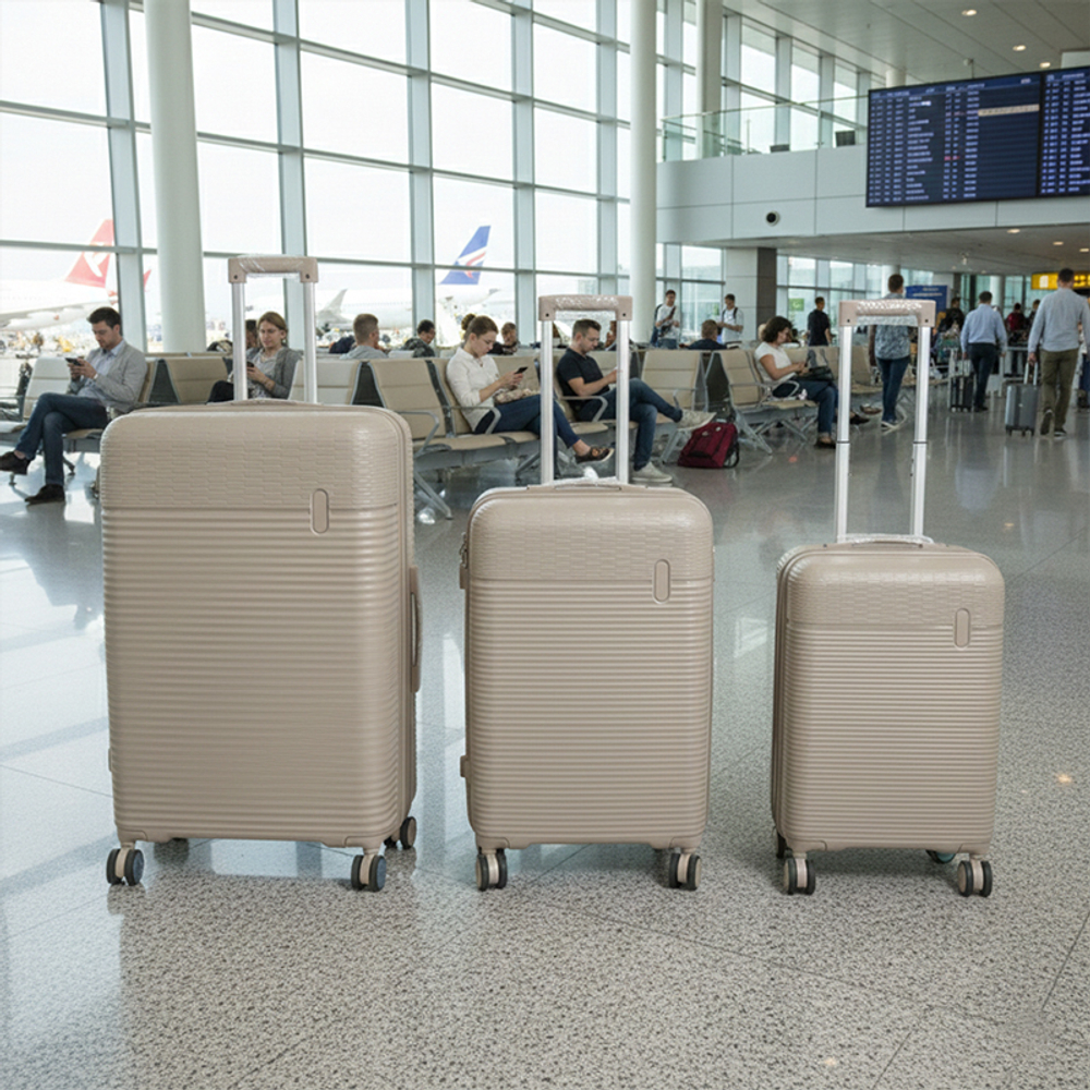 ДОРОЖНЫЙ ЧЕМОДАН SAFARI VASKA, размер M, бежевый