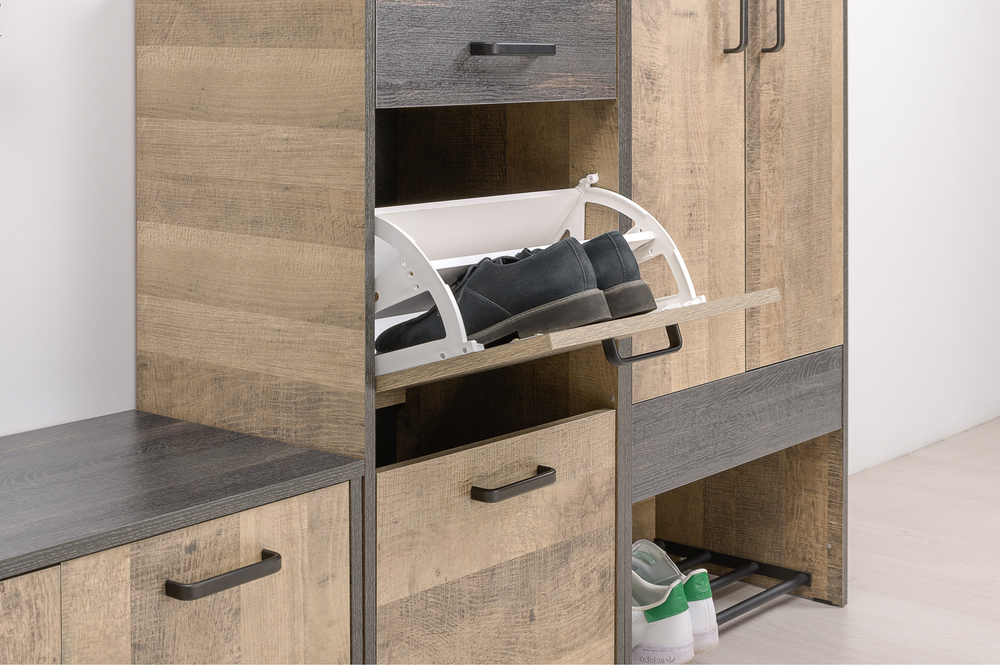 Трувор прихожая 3 Дуб Гранж Песочный/Интра