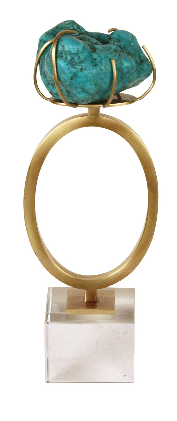 Скульптура Кольцо с камнем 33см G&C Stone On Ring