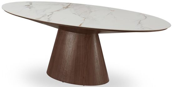 Стол овальный обеденный Carrara 230