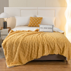 Невероятно мягкий и нежный плед VIVA - HOME TEXTILE из бамбуковой микрофибры "Тиснение 3D"