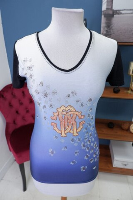 Футболка Only luck со стразами 44 размер