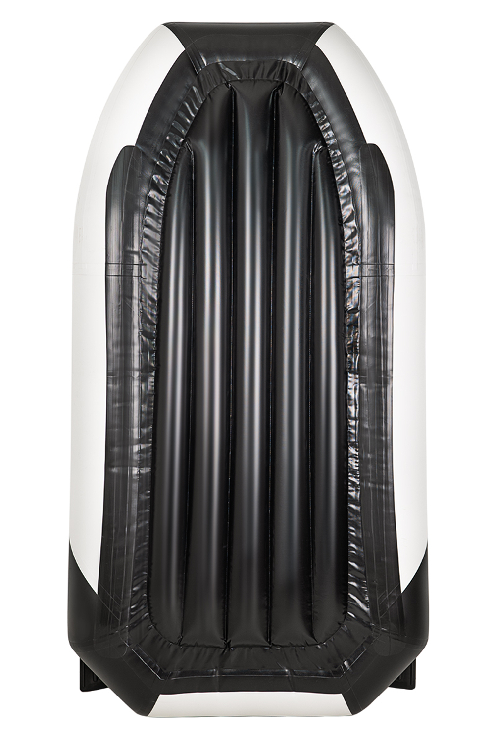 YACHTMAN-260 МНД НАДУВНОЕ ДНО (Яхтман) белый-черный (лодка ПВХ с усилением)