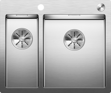 Кухонная мойка Blanco Claron 340/180-IF/A нержавеющая сталь зеркальная полировка