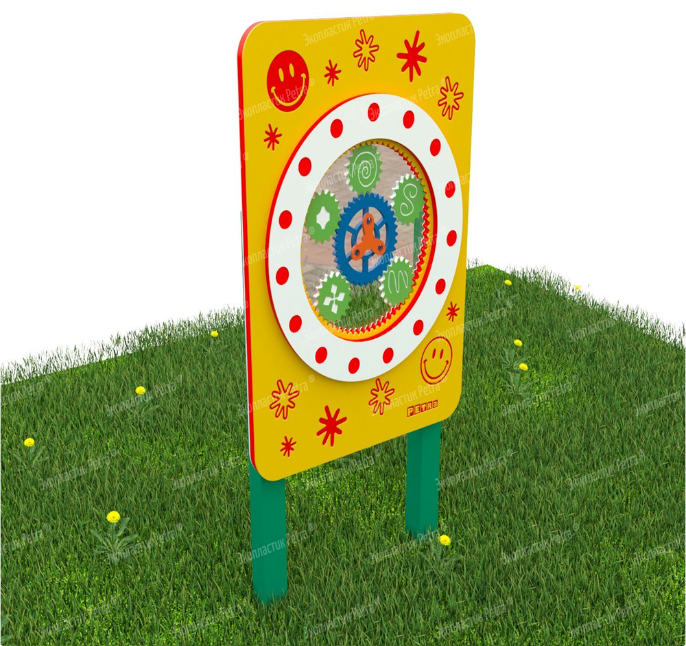 Уличный игровой развивающий модуль Занимательная механика