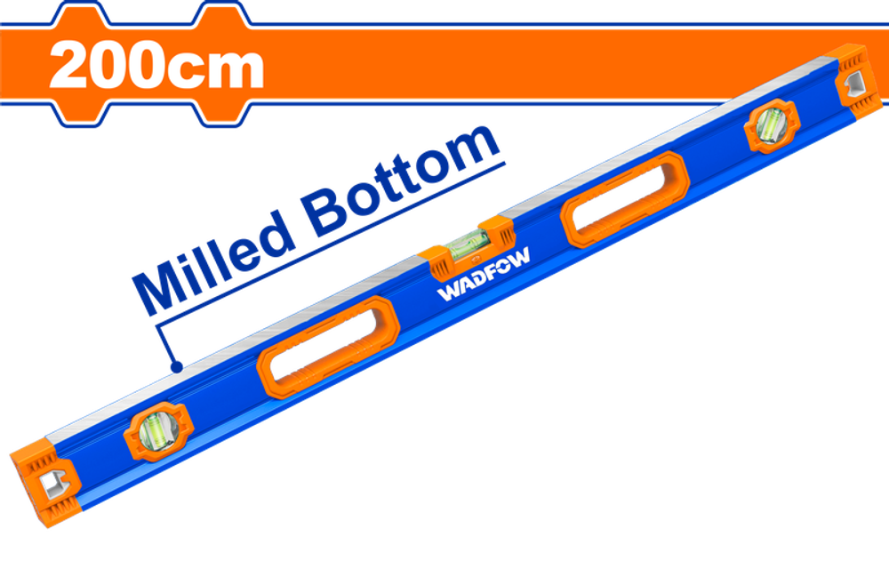 Уровень спиртовой 2000 мм (10) WADFOW WSL1G200