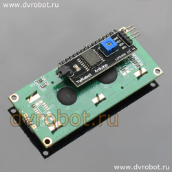 Дисплей - зеленый IIC/I2C