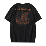 Мужская футболка Jereino в американском классическом ретро-стиле, летняя, модная, свободного кроя, с забавным принтом, с коротким рукавом