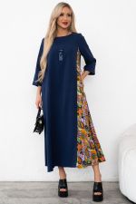 Платье Кэтрин (синий) Р11-2014 Nikol (Акция)