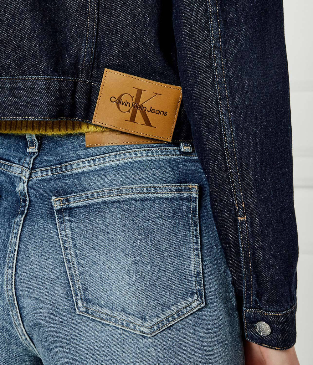 Джинсовая куртка Calvin Klein Jeans - темно-синий(J20J225066)