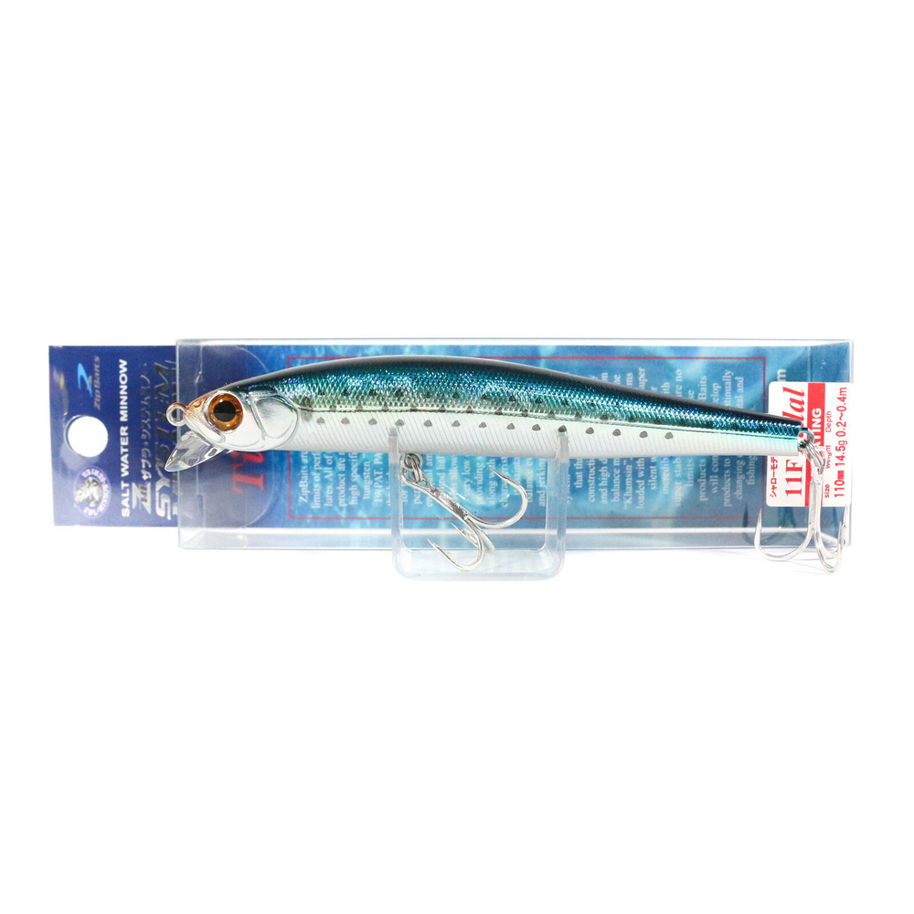 Воблер ZipBaits Rigge 90MN Secret, 821, Ivory Back Silver