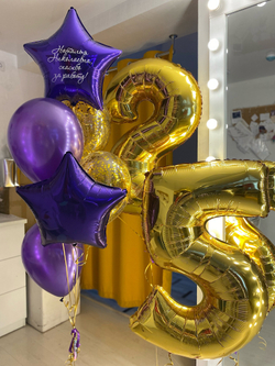 Воздушные шары на юбилей №947