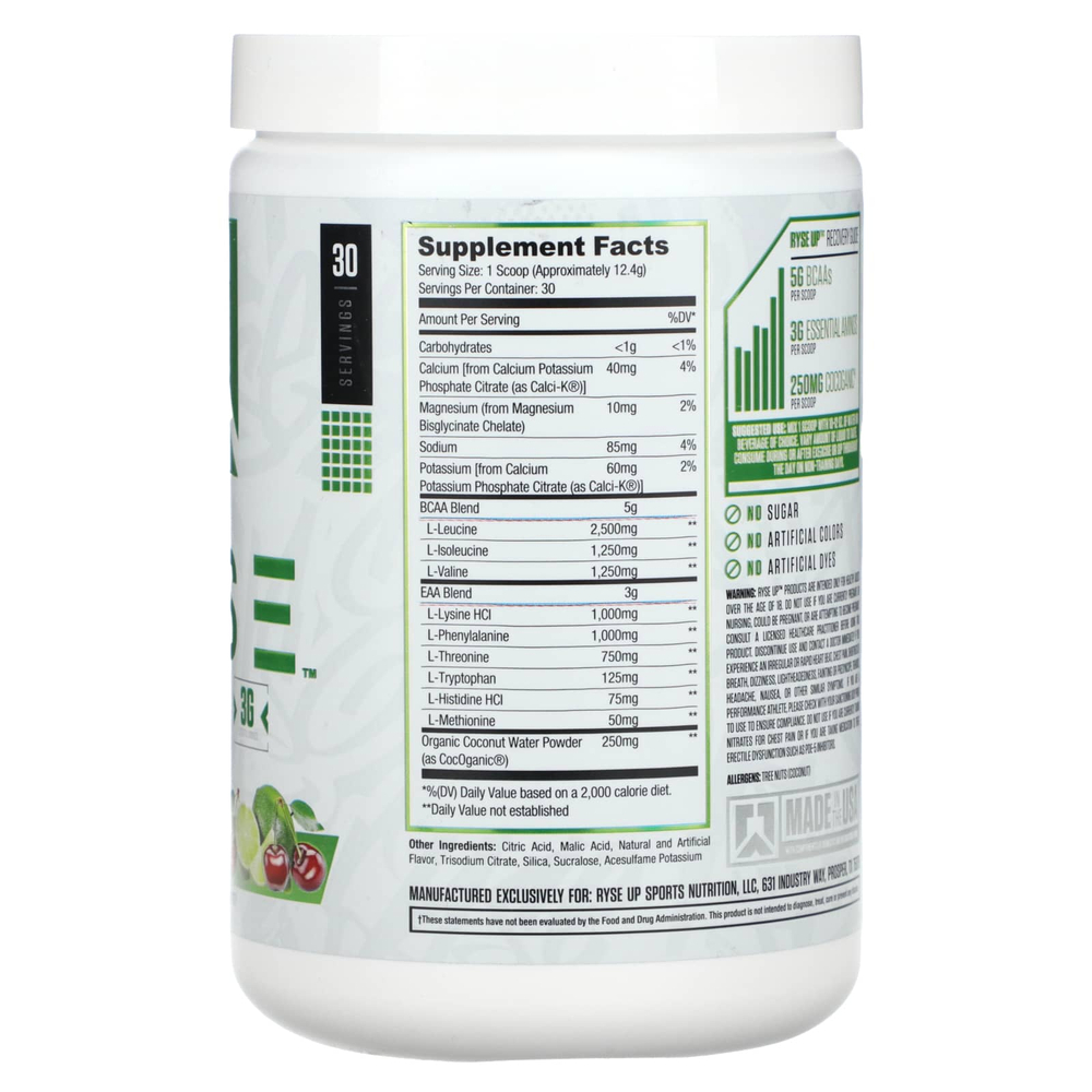 RYSE, BCAA / EAA, вишневый лаймад, 372 г (13,1 унции)