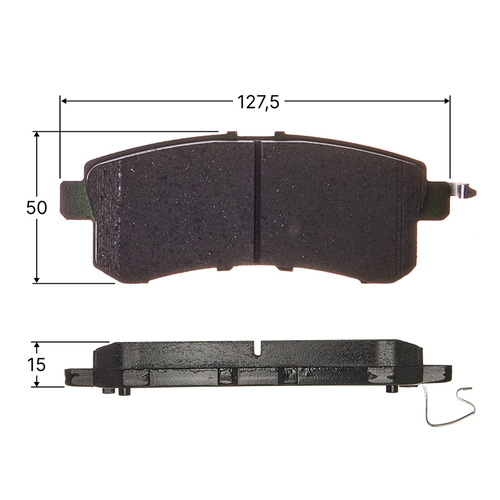 Колодки тормозные дисковые Avantech задние AV0231