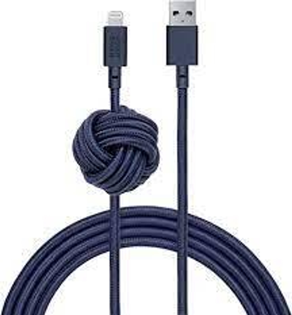USB cable Lightning 3m zebra (scien) blue
