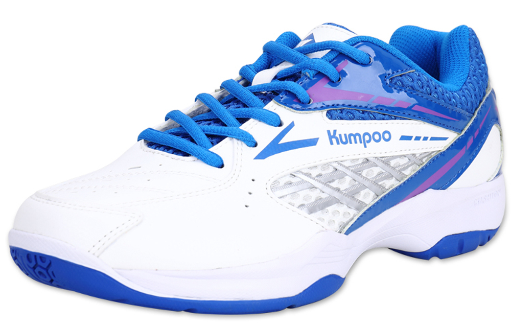 KUMPOO Textile, Synthetic Leather Cushioning Slip Resistant Abrasion Resistant Coverage Support Low top Badminton Shoes