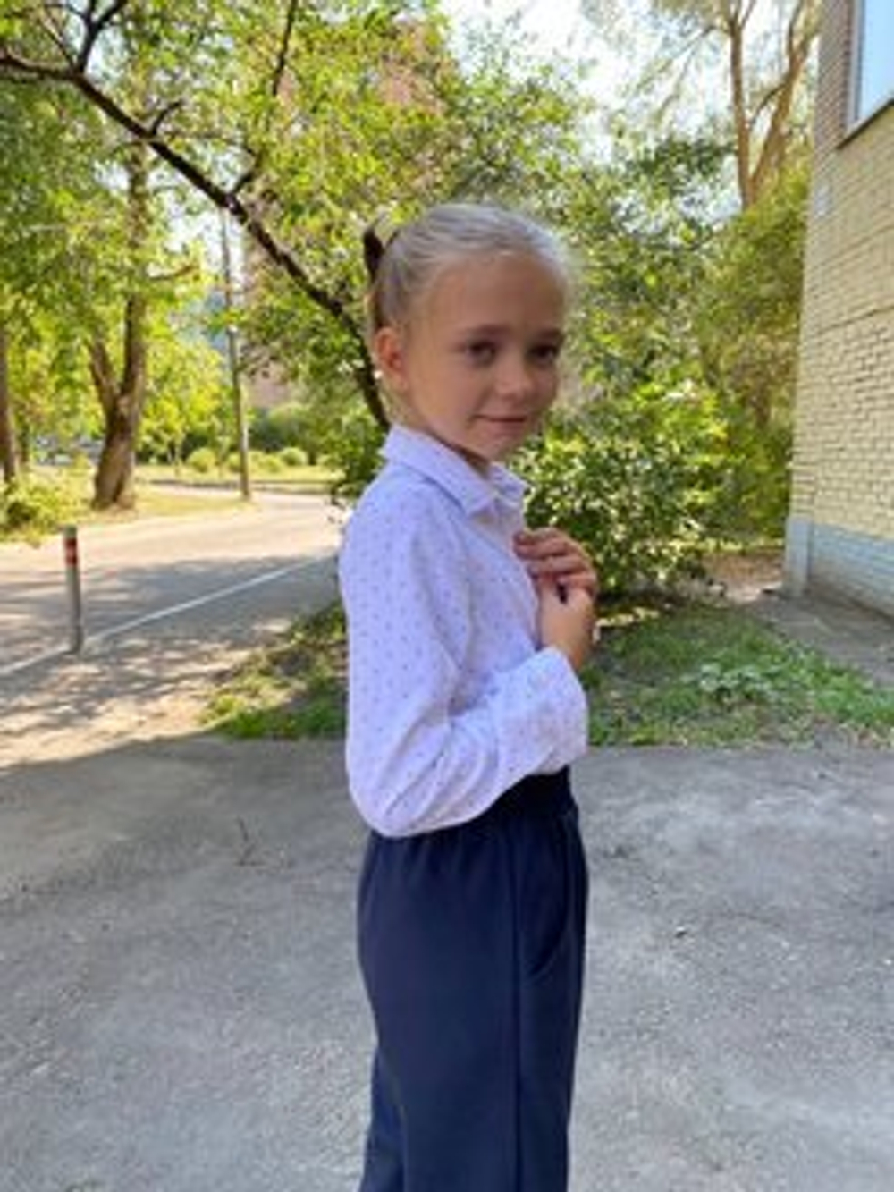 Рубашка с длинным рукавом с узором опт от 15 ед.