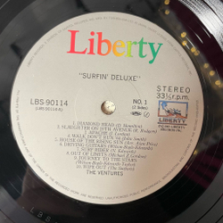 Винтажная виниловая пластинка LP The Ventures Surfin Deluxe (Japan 1983) (Obi)