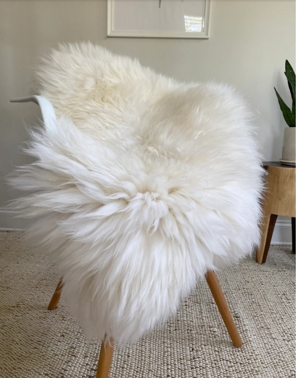 декоративная шкура из овчины