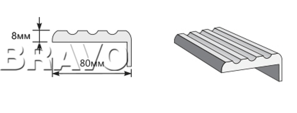 Наличник "Т" Тип-3 2130*80*8