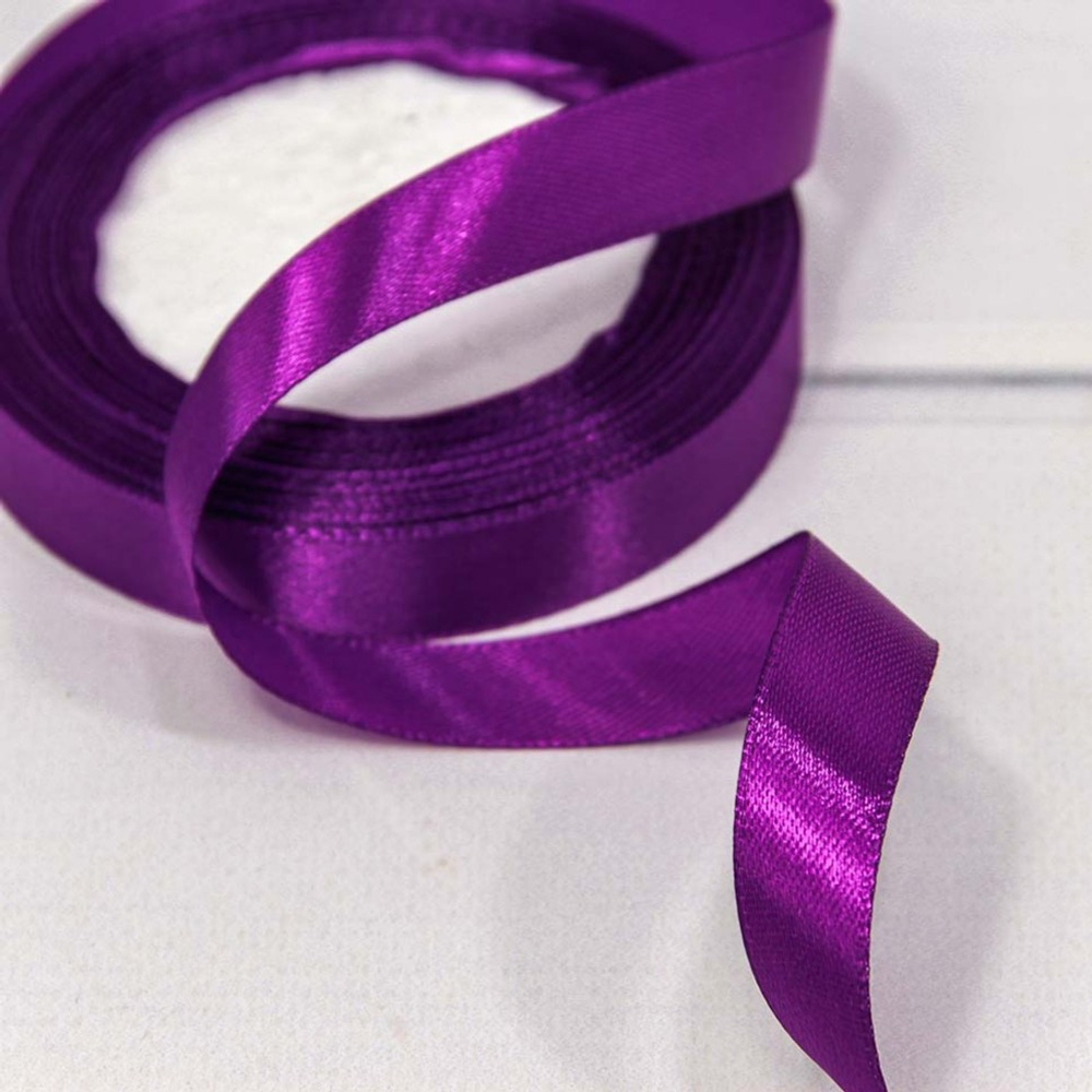 Лента Атласная 1,5см х 28м Сатин (Фиолетовый)